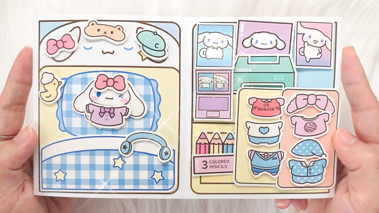 Cinnamoroll Paper Doll House