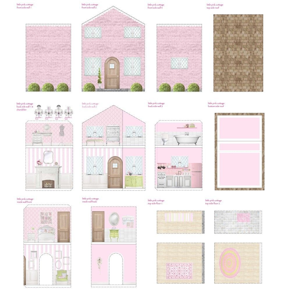 doll house free printable