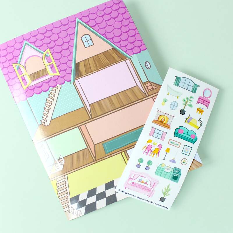 a paper doll house