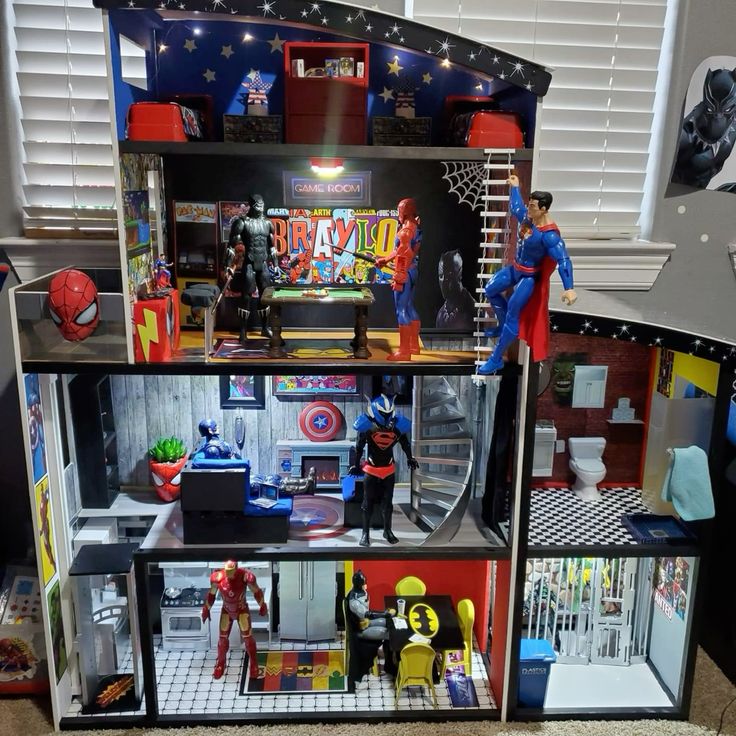 dc superhero girls doll house