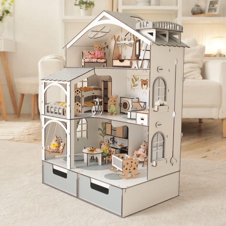 lily and kitty's baby doll house