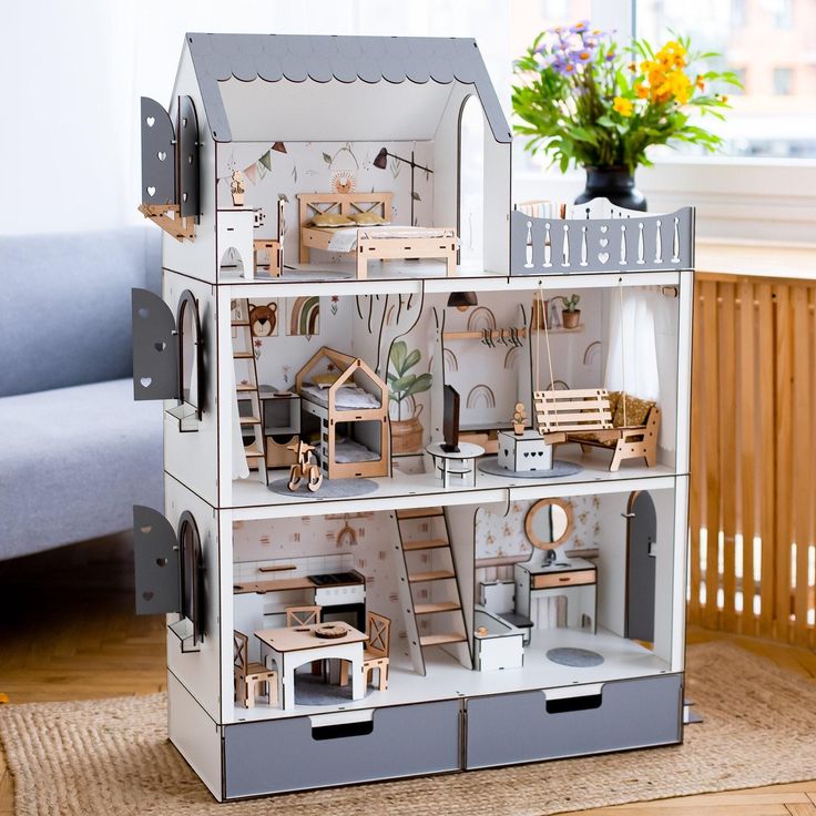 how to make a big doll house