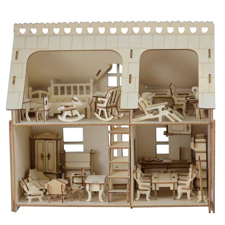 how to make a doll house with wood