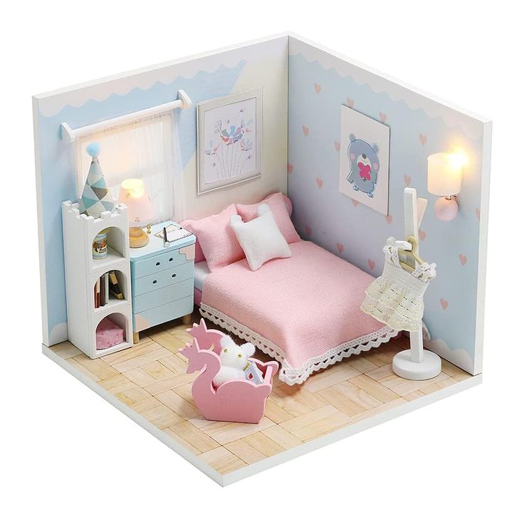 fabric doll house