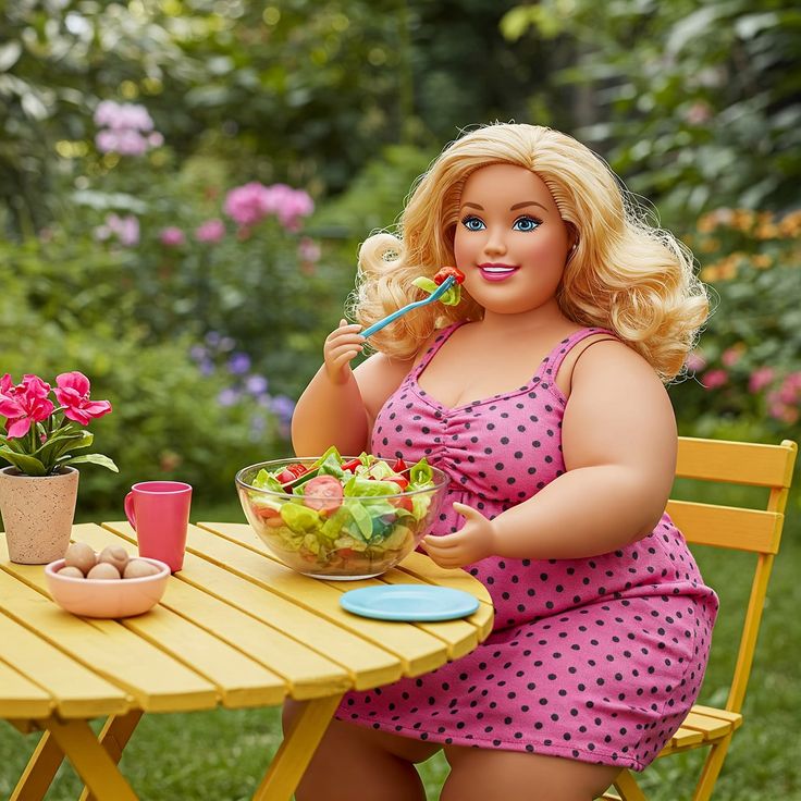 is there a fat barbie doll