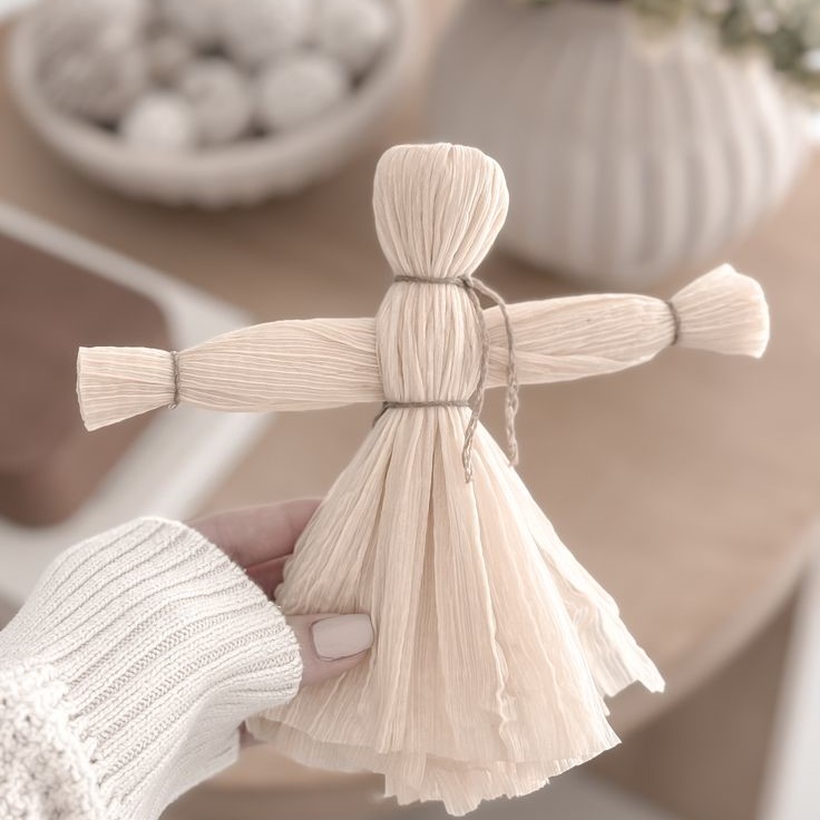 how to make a corn husk doll