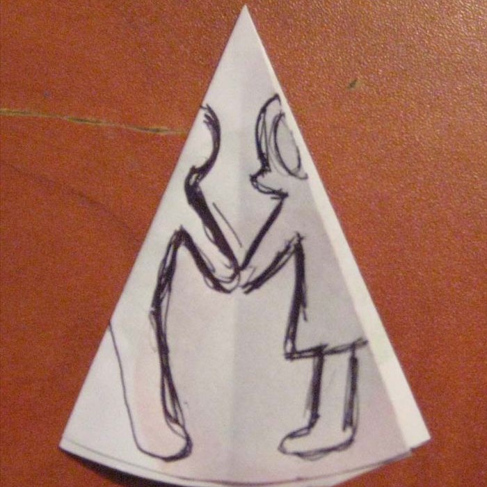how to make paper doll chain