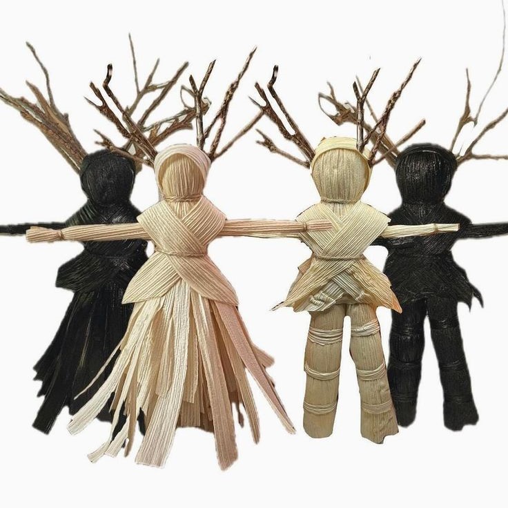 how to make a corn husk doll