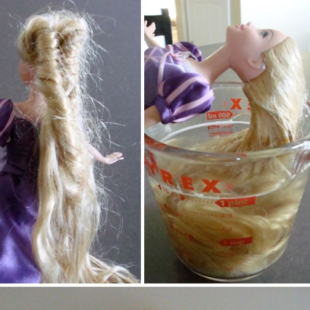 how to fix doll hair