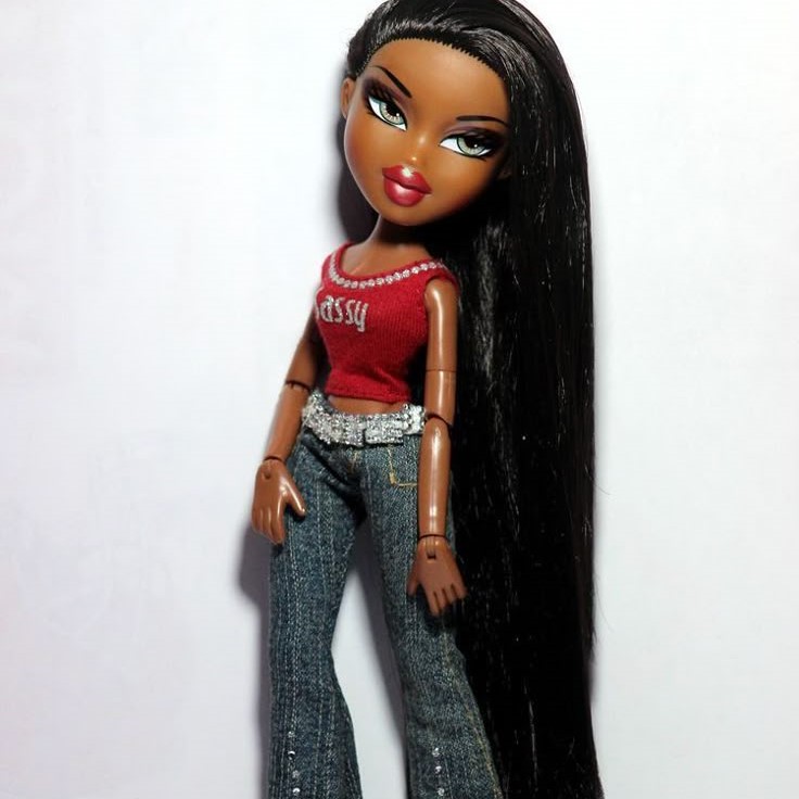 black bratz doll