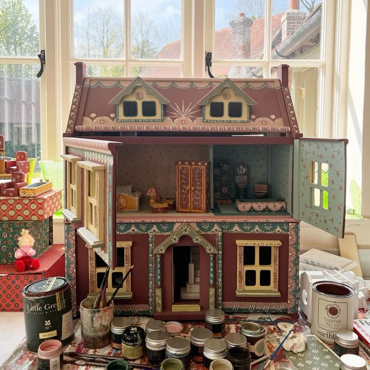 antique doll house