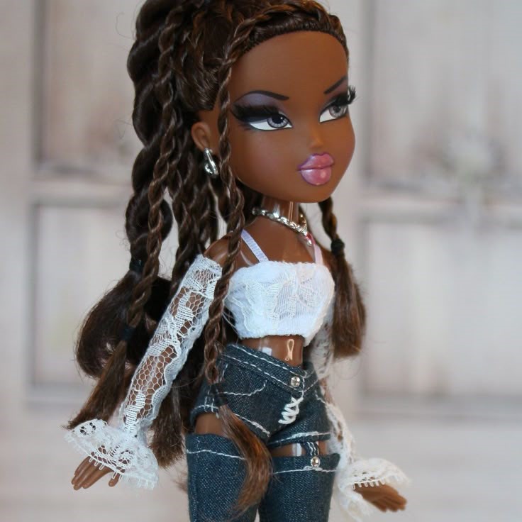 black bratz doll
