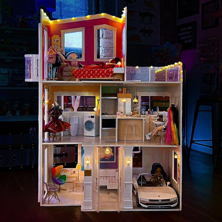 rainbow high doll house