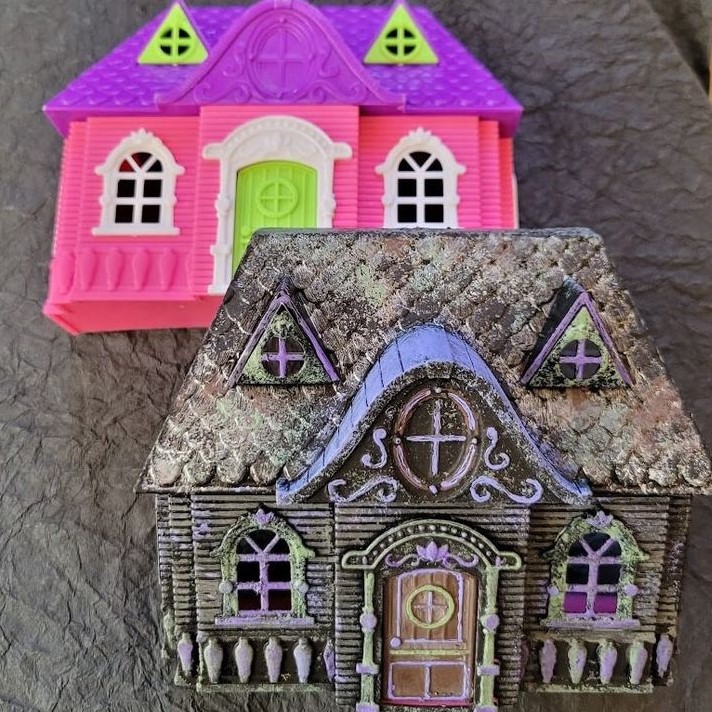 dollar tree doll house