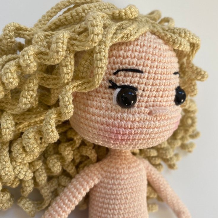 crochet doll hair