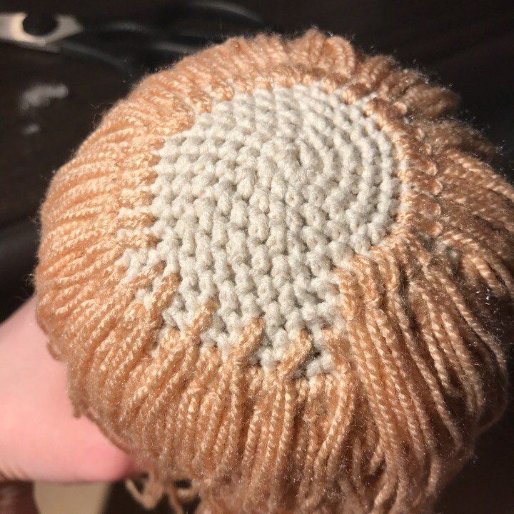 crochet doll hair