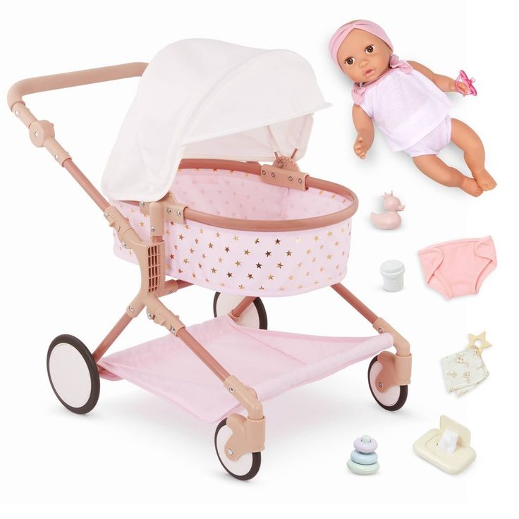baby doll stroller set