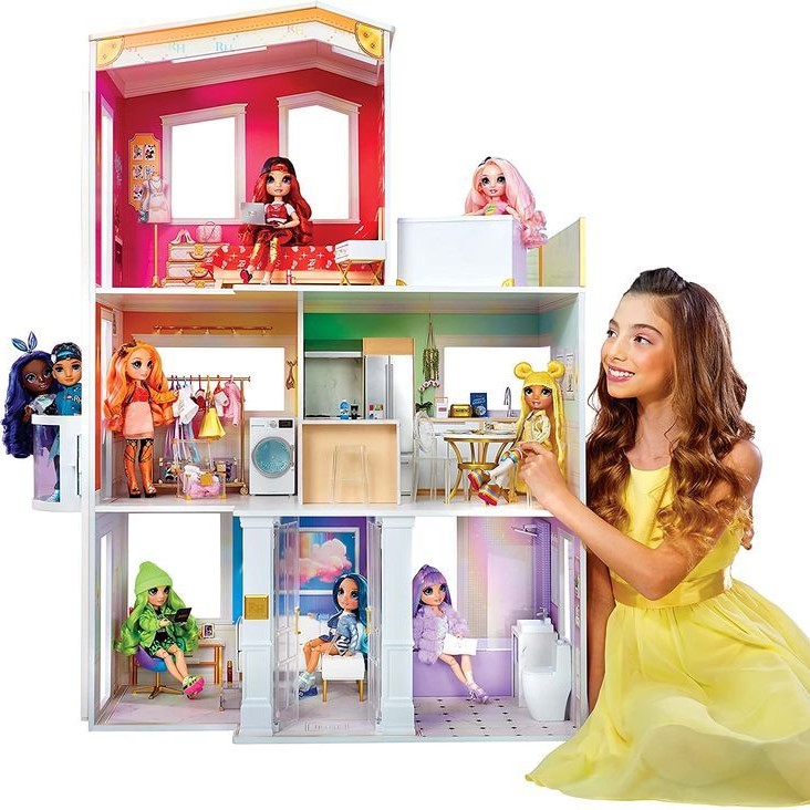 rainbow high doll house