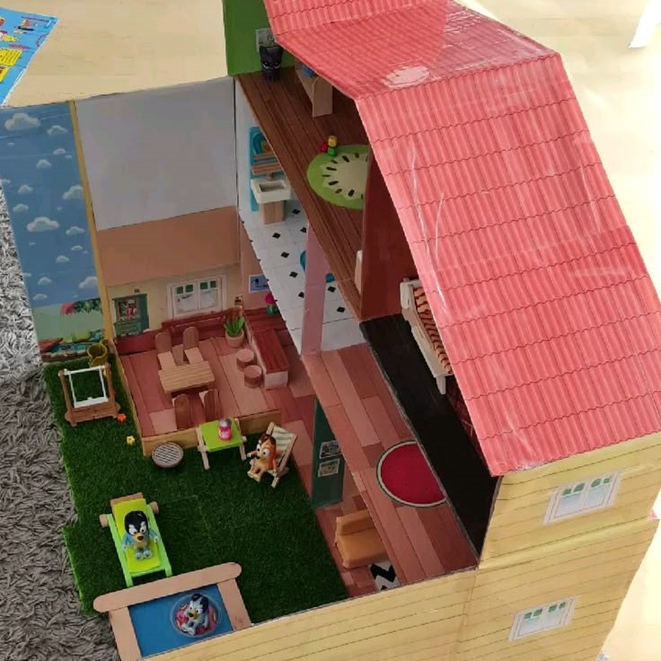 bluey doll house